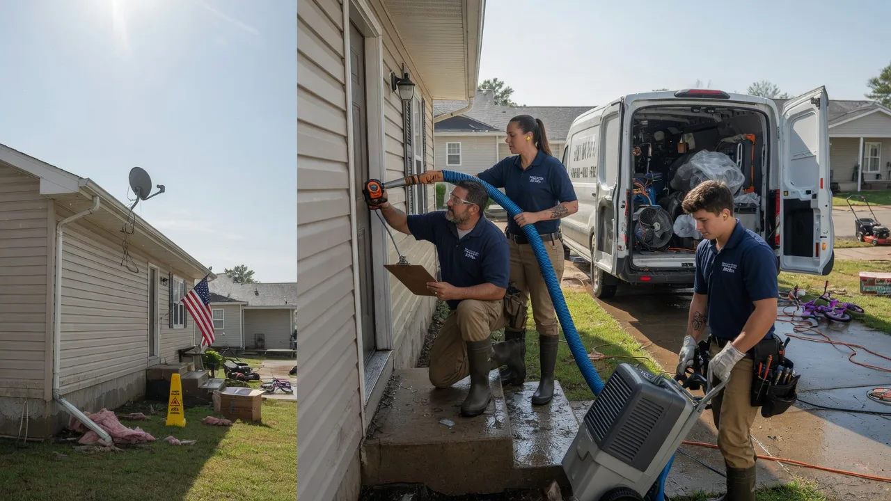Ceiling Water Damage Restoration in Arcadia, OH near me